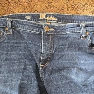 Kut From The Kloth Katy Boyfriend Dark Blue 22W Straight Leg Jeans